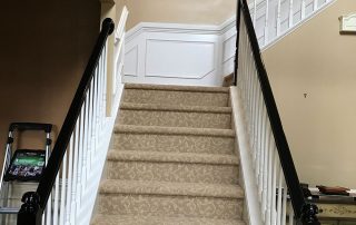 freshly painted Staircase