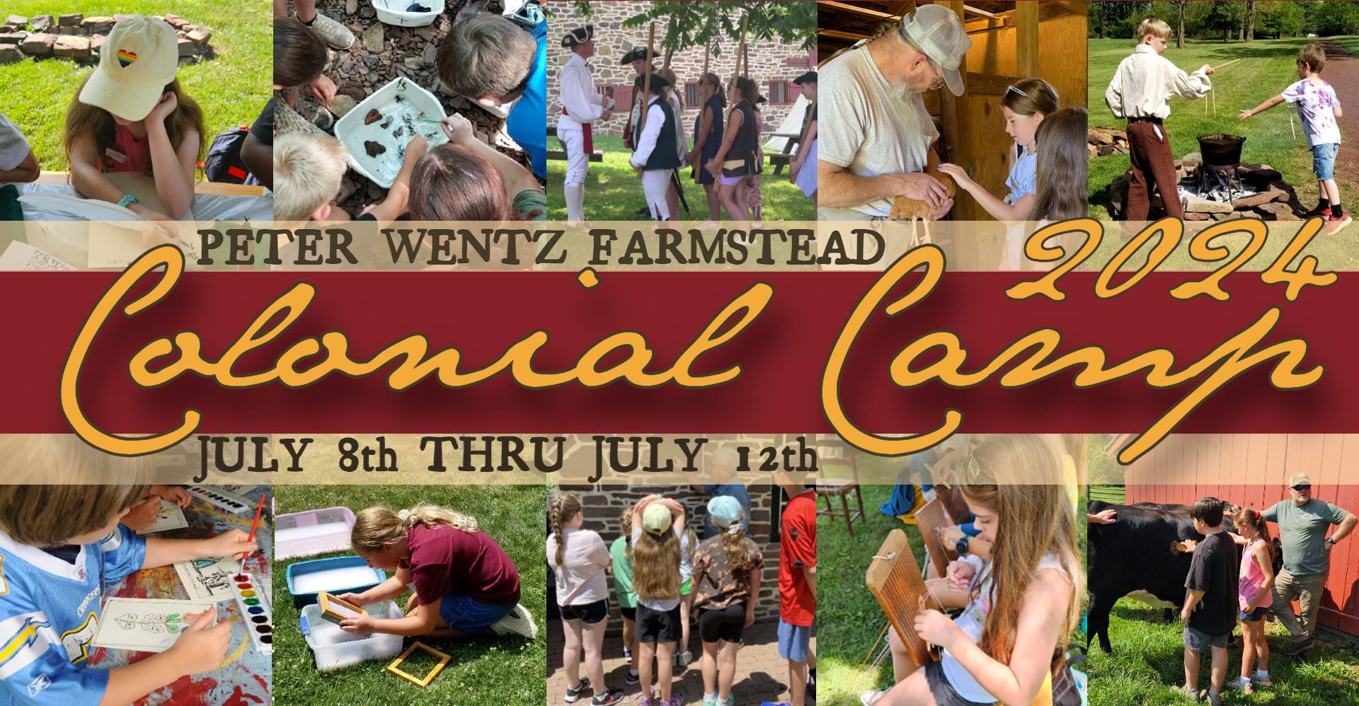 Read more about the article Peter Wentz Farmstead’s Colonial Camp 2024